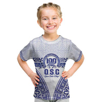 Personalised Queen Salote College Kid T Shirt Kolisi Fefine 100th Anniversary Kupesi White LT14 White - Polynesian Pride