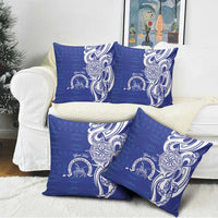 Personalised Queen Salote College Pillow Cover QSC Est 1926 Ngatu Pattern - Polynesian Pride