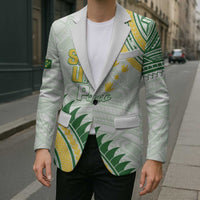 Personalised Samoa Ua Potopoto Blazer SUP Est 2025 Samoan Pattern - Polynesian Pride