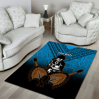 Fiji Tapa Rugby Area Rug Pacific 2023 Go Fijian Bati LT14 - Polynesian Pride