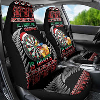 All I Want For Christmas Is Darts New Zealand Car Seat Cover LT14 - Polynesian Pride
