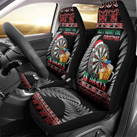 All I Want For Christmas Is Darts New Zealand Car Seat Cover LT14 - Polynesian Pride