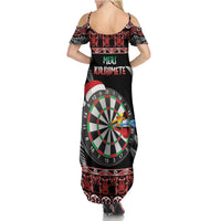 All I Want For Christmas Is Darts New Zealand Family Matching Summer Maxi Dress and Hawaiian Shirt LT14 - Polynesian Pride