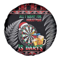 All I Want For Christmas Is Darts New Zealand Spare Tire Cover LT14 - Polynesian Pride