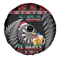 All I Want For Christmas Is Darts New Zealand Spare Tire Cover LT14 - Polynesian Pride