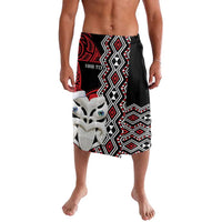 Personalised New Zealand Christmas Lavalava Meri Kirihimete Maori Wheku - Taniko Art LT14 Black - Polynesian Pride