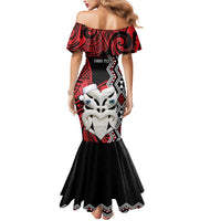 Personalised New Zealand Christmas Mermaid Dress Meri Kirihimete Maori Wheku - Taniko Art LT14 - Polynesian Pride