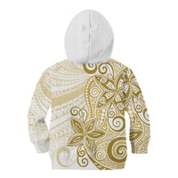 Polynesia Dolphins Kid Hoodie Valentine Day Floral Polynesian - Vintage Brown LT14 - Polynesian Pride