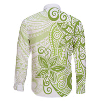 Polynesia Dolphins Family Matching Mermaid Dress and Hawaiian Shirt Valentine Day Floral Polynesian - Vintage Lime Green LT14 - Polynesian Pride