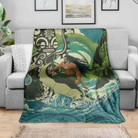 Aotearoa Tangaroa Atua Blanket New Zealand God Of The Ocean LT14 - Polynesian Pride