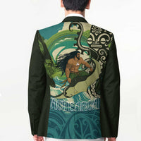 Aotearoa Tangaroa Atua Blazer New Zealand God Of The Ocean LT14 - Polynesian Pride