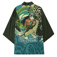 Aotearoa Tangaroa Atua Kimono New Zealand God Of The Ocean LT14 - Polynesian Pride