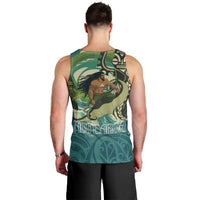 Aotearoa Tangaroa Atua Men Tank Top New Zealand God Of The Ocean LT14 - Polynesian Pride
