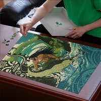 Aotearoa Tangaroa Atua Puzzle New Zealand God Of The Ocean LT14 - Polynesian Pride