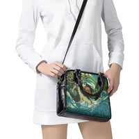 Aotearoa Tangaroa Atua Shoulder Handbag New Zealand God Of The Ocean LT14 - Polynesian Pride