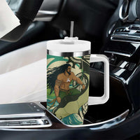 Aotearoa Tangaroa Atua Tumbler With Handle New Zealand God Of The Ocean LT14 - Polynesian Pride