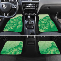 Aloha Hawaii Molokai Island Car Mats Hibiscus Tribal Honu Hawaiian Tattoo Green LT14 Set 4pcs Green - Polynesian Pride