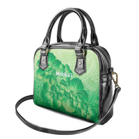 Aloha Hawaii Molokai Island Shoulder Handbag Hibiscus Tribal Honu Hawaiian Tattoo Green LT14 - Polynesian Pride