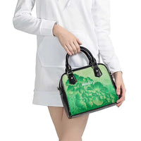 Aloha Hawaii Molokai Island Shoulder Handbag Hibiscus Tribal Honu Hawaiian Tattoo Green LT14 - Polynesian Pride