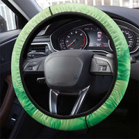 Aloha Hawaii Molokai Island Steering Wheel Cover Hibiscus Tribal Honu Hawaiian Tattoo Green LT14 - Polynesian Pride
