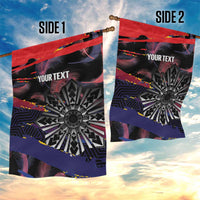 Philippines Sun Tattoo Garden Flag Feathers Filipinas Grunge Style Black