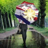 Philippines Sun Tattoo Umbrella Feathers Filipinas Grunge Style White