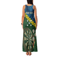 Personalised Solomon Islands Darts Family Matching Tank Maxi Dress and Hawaiian Shirt Tropical Leaves Melanesian Pattern LT14 - Polynesian Pride