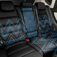 Blue Aotearoa Mangopare Kowhaiwhai and Niho Taniwha Back Car Seat Cover Maori New Zealand LT14 - Polynesian Pride
