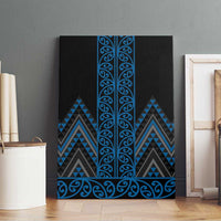 Blue Aotearoa Mangopare Kowhaiwhai and Niho Taniwha Canvas Wall Art Maori New Zealand LT14 - Polynesian Pride