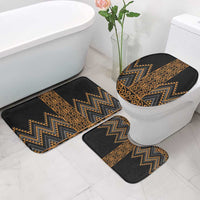 Gold Aotearoa Mangopare Kowhaiwhai Niho Taniwha Bathroom Set Maori New Zealand LT14 - Polynesian Pride