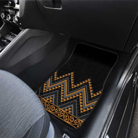 Gold Aotearoa Mangopare Kowhaiwhai and Niho Taniwha Car Mats Maori New Zealand LT14 - Polynesian Pride
