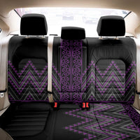 Purple Aotearoa Mangopare Kowhaiwhai and Niho Taniwha Back Car Seat Cover Maori New Zealand LT14 - Polynesian Pride