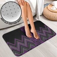 Purple Aotearoa Mangopare Kowhaiwhai Niho Taniwha Bathroom Set Maori New Zealand LT14 - Polynesian Pride