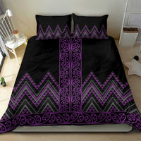 Purple Aotearoa Mangopare Kowhaiwhai and Niho Taniwha Bedding Set Maori New Zealand LT14 - Polynesian Pride