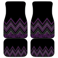 Purple Aotearoa Mangopare Kowhaiwhai and Niho Taniwha Car Mats Maori New Zealand LT14 - Polynesian Pride