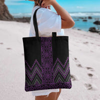 Purple Aotearoa Mangopare Kowhaiwhai Niho Taniwha Tote Bag Maori New Zealand LT14 - Polynesian Pride