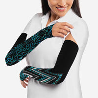 Paua Shell Aotearoa Mangopare Kowhaiwhai Niho Taniwha Arm Sleeves Maori New Zealand LT14 - Polynesian Pride
