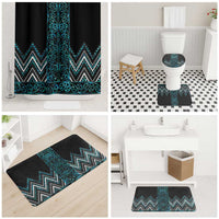 Paua Shell Aotearoa Mangopare Kowhaiwhai Niho Taniwha Bathroom Set Maori New Zealand LT14 - Polynesian Pride