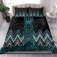Paua Shell Aotearoa Mangopare Kowhaiwhai and Niho Taniwha Bedding Set Maori New Zealand LT14 - Polynesian Pride