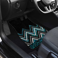 Paua Shell Aotearoa Mangopare Kowhaiwhai and Niho Taniwha Car Mats Maori New Zealand LT14 - Polynesian Pride
