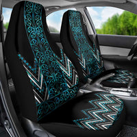 Paua Shell Aotearoa Mangopare Kowhaiwhai and Niho Taniwha Car Seat Cover Maori New Zealand LT14 - Polynesian Pride