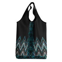 Paua Shell Aotearoa Mangopare Kowhaiwhai and Niho Taniwha Grocery Bag Maori New Zealand LT14 - Polynesian Pride