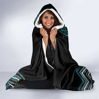 Paua Shell Aotearoa Mangopare Kowhaiwhai and Niho Taniwha Hooded Blanket Maori New Zealand LT14 - Polynesian Pride