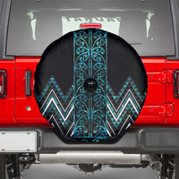 Paua Shell Aotearoa Mangopare Kowhaiwhai and Niho Taniwha Spare Tire Cover Maori New Zealand LT14 - Polynesian Pride