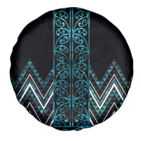 Paua Shell Aotearoa Mangopare Kowhaiwhai and Niho Taniwha Spare Tire Cover Maori New Zealand LT14 - Polynesian Pride