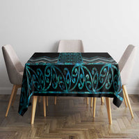 Paua Shell Aotearoa Mangopare Kowhaiwhai and Niho Taniwha Tablecloth Maori New Zealand LT14 - Polynesian Pride