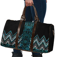 Paua Shell Aotearoa Mangopare Kowhaiwhai Niho Taniwha Travel Bag Maori New Zealand LT14 - Polynesian Pride