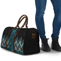 Paua Shell Aotearoa Mangopare Kowhaiwhai Niho Taniwha Travel Bag Maori New Zealand LT14 - Polynesian Pride