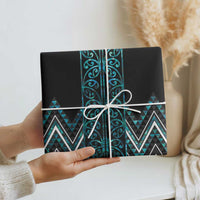 Paua Shell Aotearoa Mangopare Kowhaiwhai and Niho Taniwha Wrapping Paper Maori New Zealand LT14 - Polynesian Pride