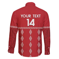 Custom Tonga Rugby 2024 Family Matching Mermaid Dress and Hawaiian Shirt Go Champions Ikale Tahi Ngatu Pattern